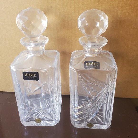 Atlantis crystal decanters - Picture 1 of 3